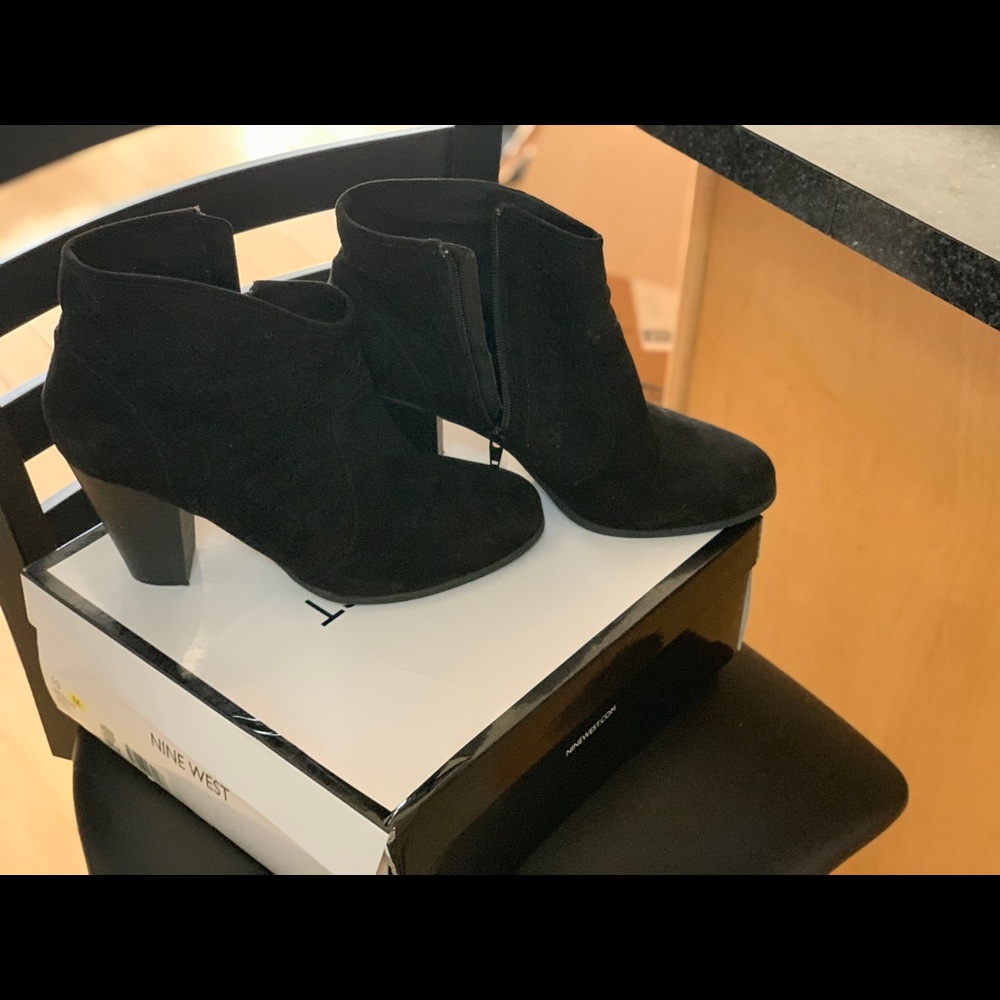 Nine West Black Booties.